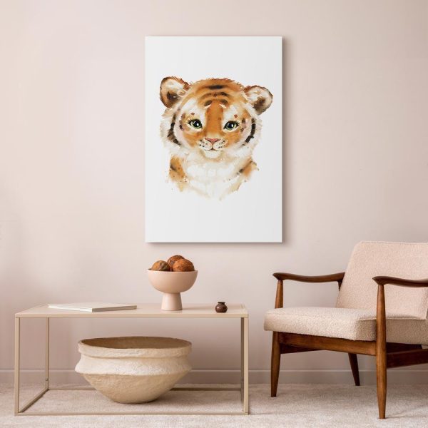 Canvas Print - Little Tiger (1 Part) Vertical