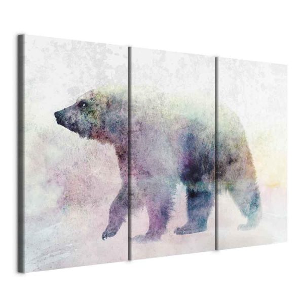 Canvas Print - Lonely Bear (3 Parts)