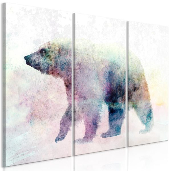 Canvas Print - Lonely Bear (3 Parts)