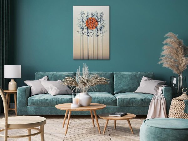 Canvas Print - Lonely Twilight (1 Part) Vertical