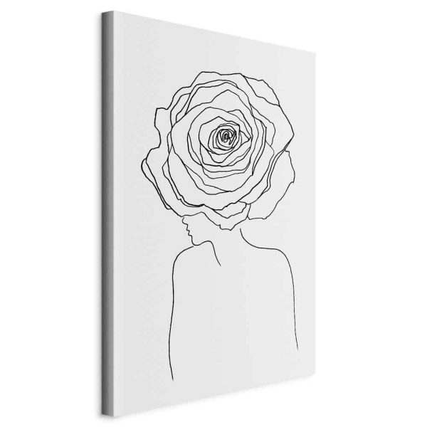 Canvas Print - Look Away (1 Part) Vertical