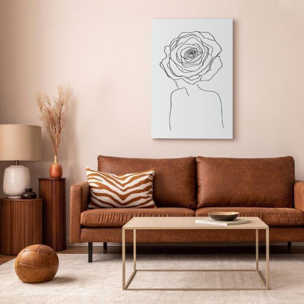 Canvas Print - Look Away (1 Part) Vertical