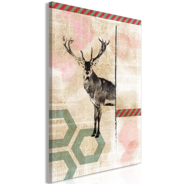 Canvas Print - Lost Deer (1 Part) Vertical