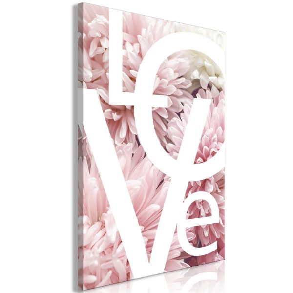 Canvas Print - Love - Letters (1 Part) Vertical