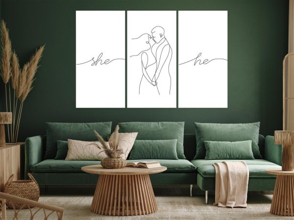 Canvas Print - Love Triptych (3 Parts) - Image 2