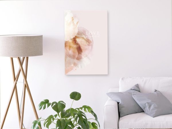 Canvas Print - Love Yourself (1 Part) Vertical - Image 2