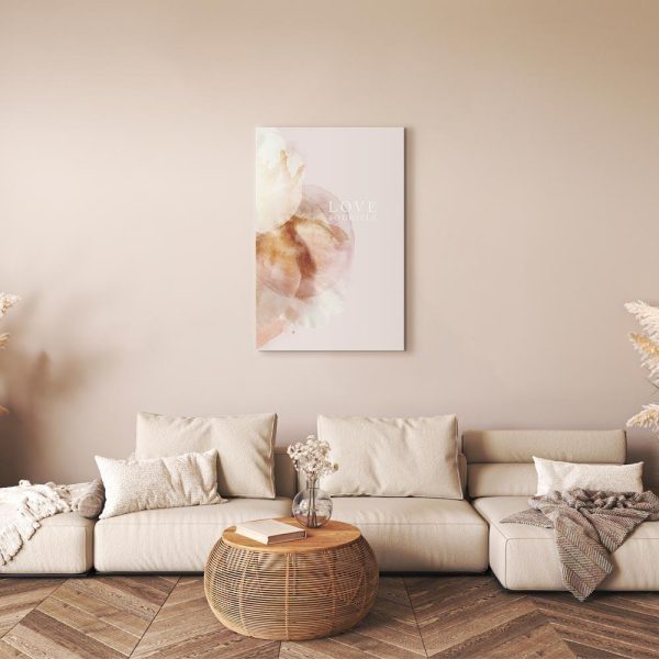 Canvas Print - Love Yourself (1 Part) Vertical