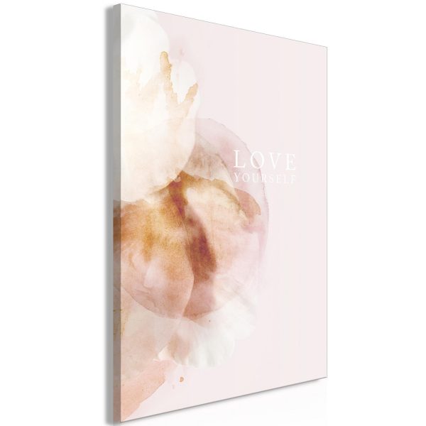 Canvas Print - Love Yourself (1 Part) Vertical