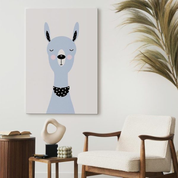 Canvas Print - Lovely Llama (1 Part) Vertical