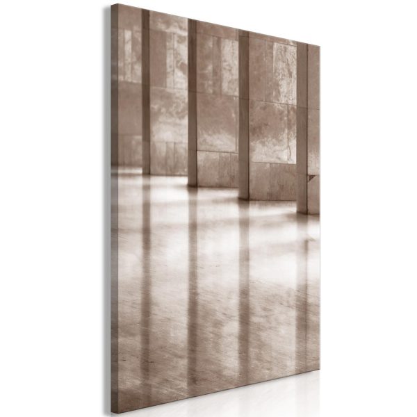 Canvas Print - Luminous Corridor (1 Part) Vertical