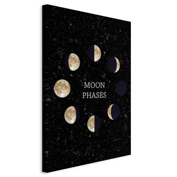 Canvas Print - Lunar Cycle (1 Part) Vertical