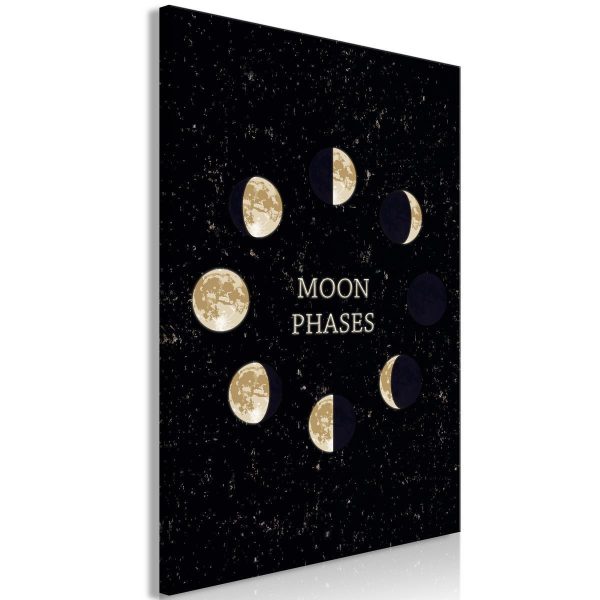 Canvas Print - Lunar Cycle (1 Part) Vertical