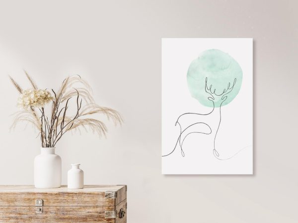 Canvas Print - Lunar Line (1 Part) Vertical - Image 2