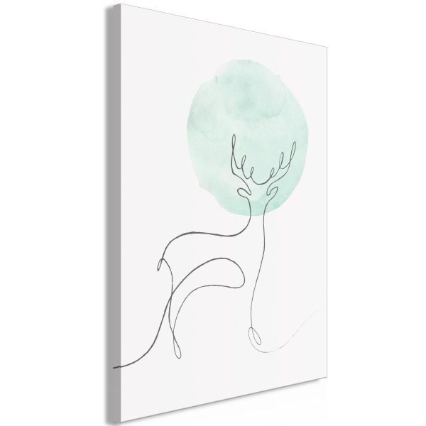 Canvas Print - Lunar Line (1 Part) Vertical