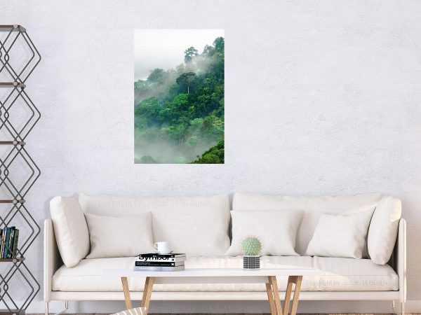 Canvas Print - Lush Forest (1 Part) Vertical