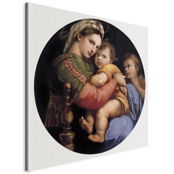 Canvas Print - Madonna on a Chair