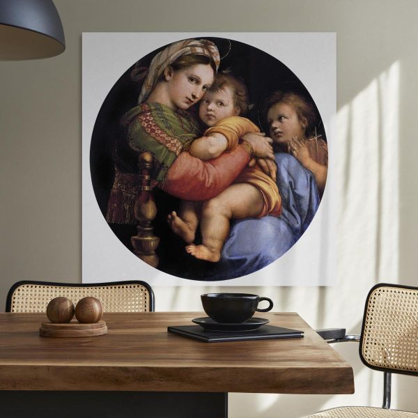 Canvas Print - Madonna on a Chair