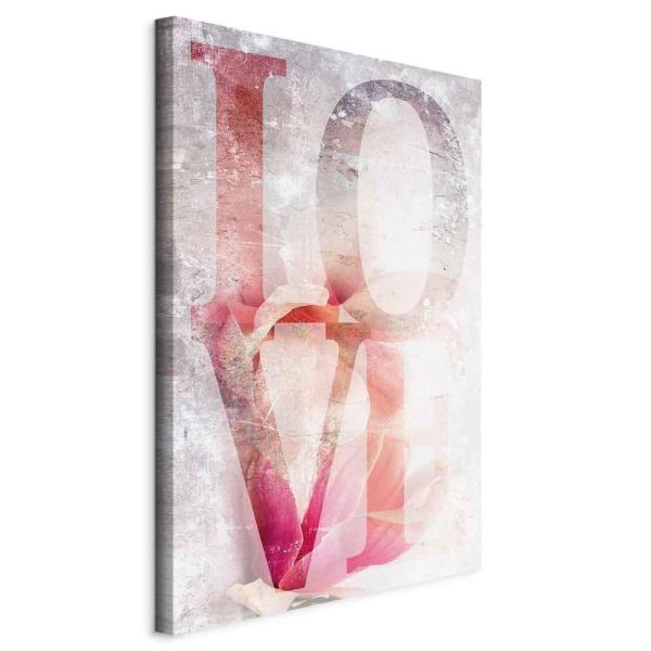 Canvas Print - Magnolia Love (1 Part) Vertical