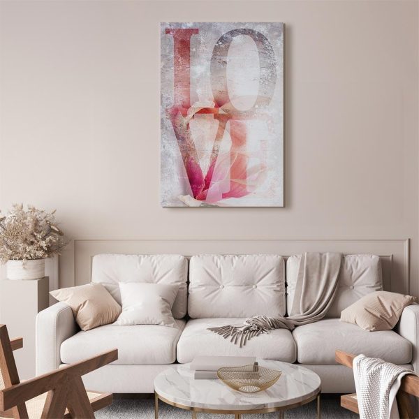 Canvas Print - Magnolia Love (1 Part) Vertical