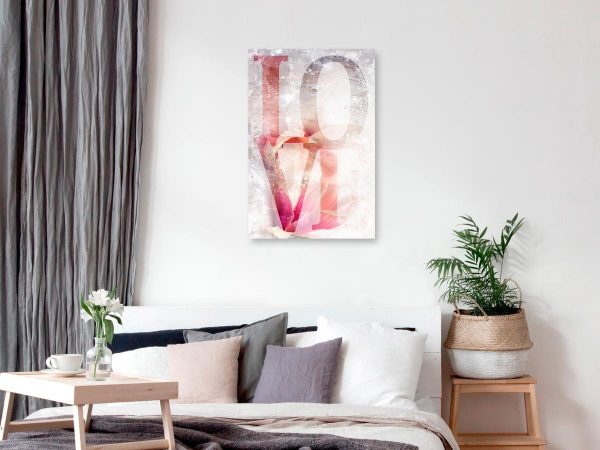 Canvas Print - Magnolia Love (1 Part) Vertical