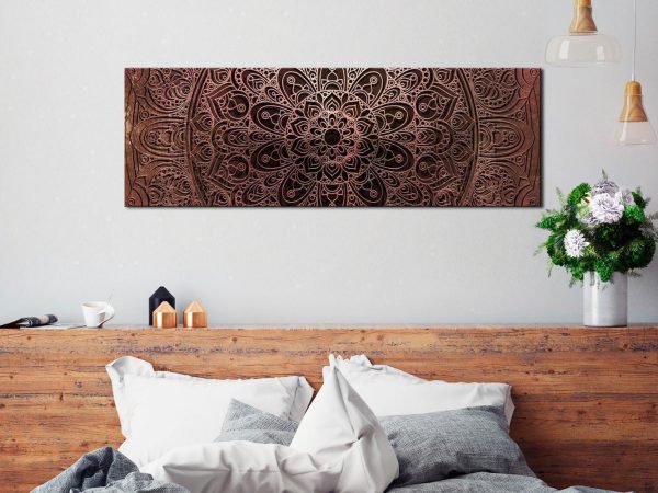 Canvas Print - Mandala: Amber Silence - Image 6