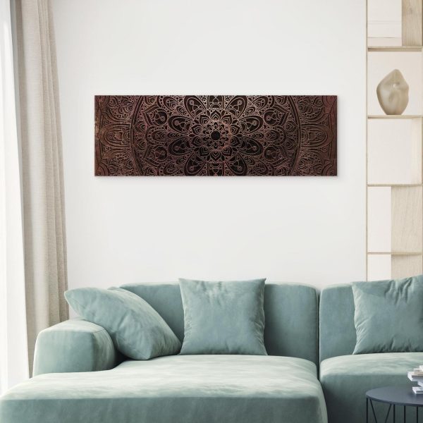 Canvas Print - Mandala: Amber Silence - Image 5