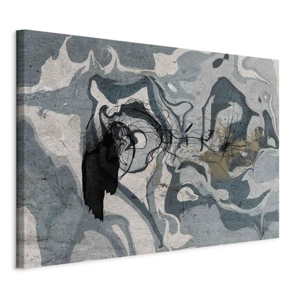 Canvas Print - Marbled Reflection (1 Part) Wide