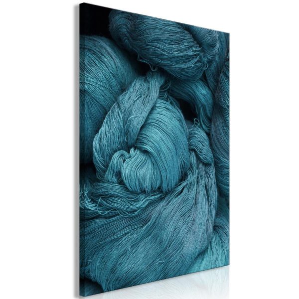 Canvas Print - Melancholic Wool (1 Part) Vertical