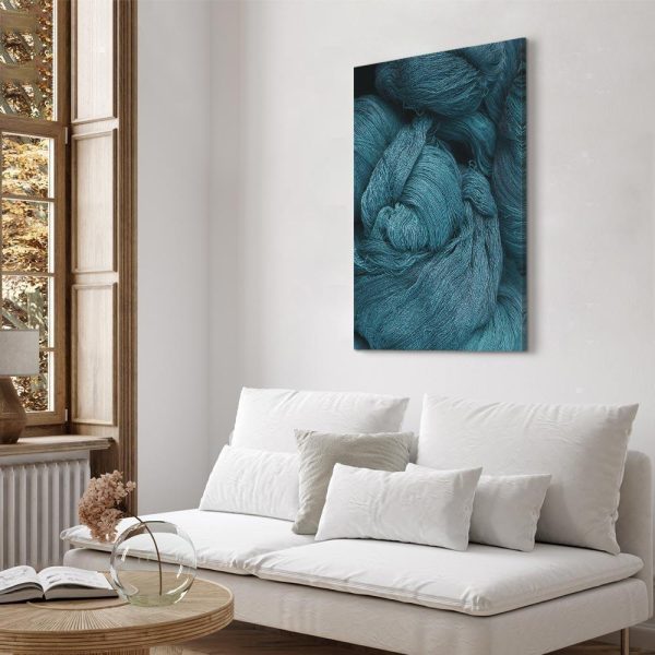 Canvas Print - Melancholic Wool (1 Part) Vertical