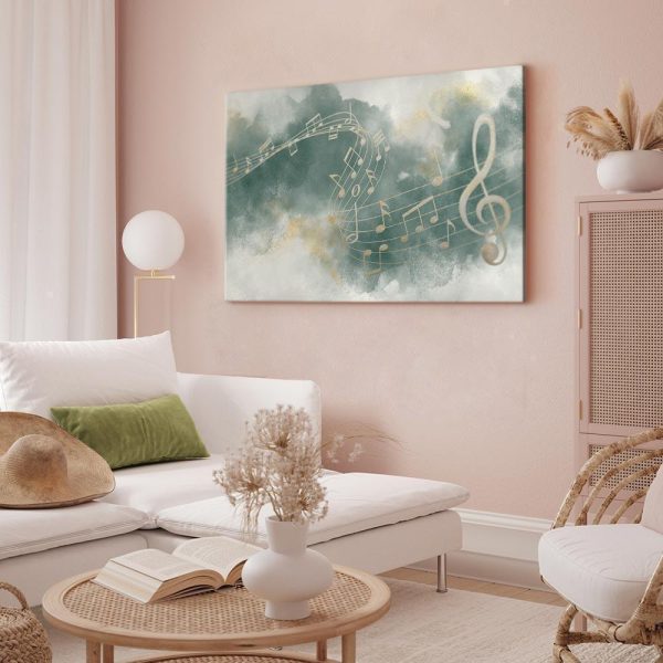 Canvas Print - Melody of the Psalm (1 Part) Wide