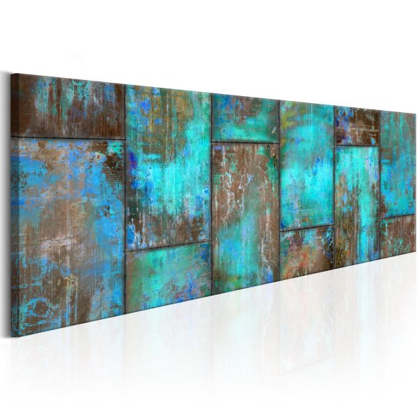 Canvas Print - Metal Mosaic: Blue - Image 2