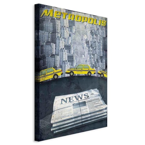 Canvas Print - Metropolis (1 Part) Vertical