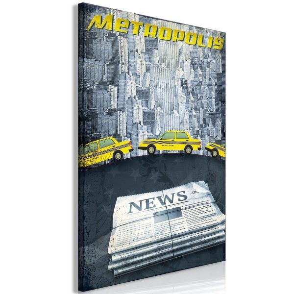 Canvas Print - Metropolis (1 Part) Vertical