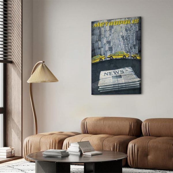 Canvas Print - Metropolis (1 Part) Vertical