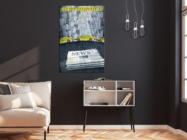 Canvas Print - Metropolis (1 Part) Vertical