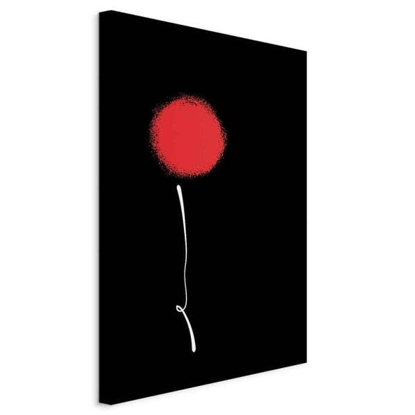 Canvas Print - Minimalist Flower (1 Part) Vertical