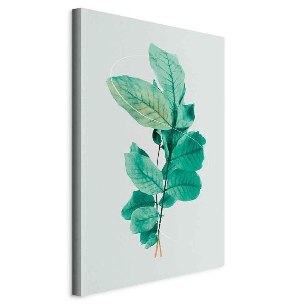 Canvas Print - Mint Grace (1 Part) Vertical