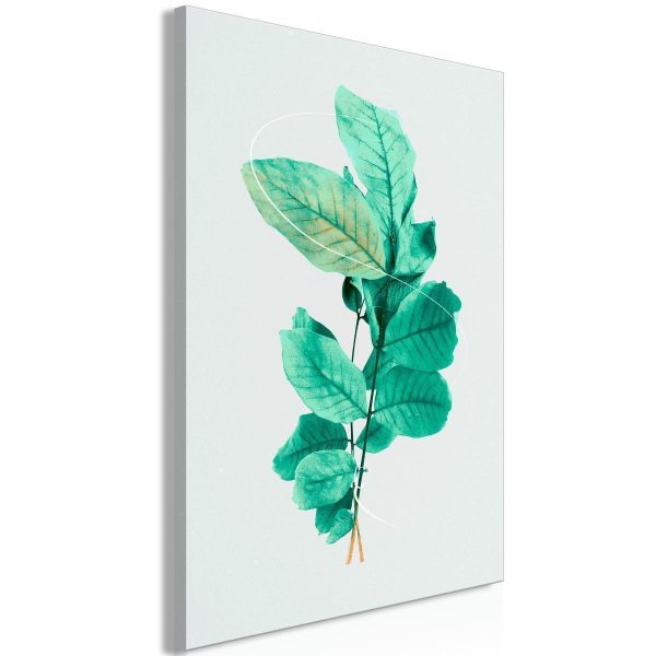 Canvas Print - Mint Grace (1 Part) Vertical