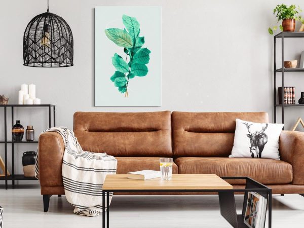 Canvas Print - Mint Grace (1 Part) Vertical