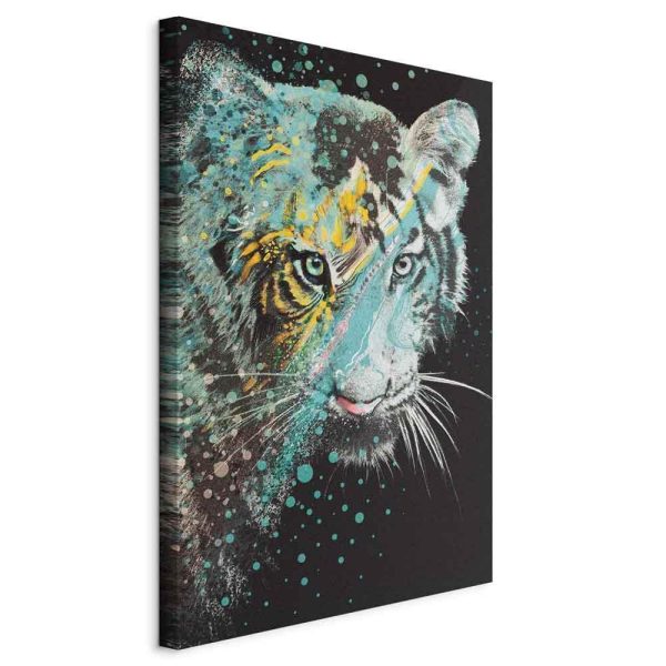 Canvas Print - Mint Tiger (1 Part) Vertical