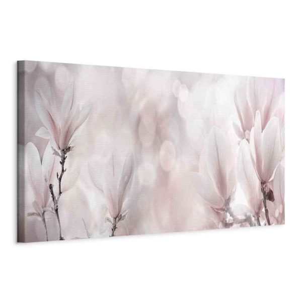 Canvas Print - Misty Flowers (1 Part) Narrow