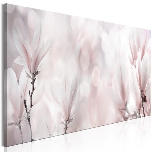 Canvas Print - Misty Flowers (1 Part) Narrow