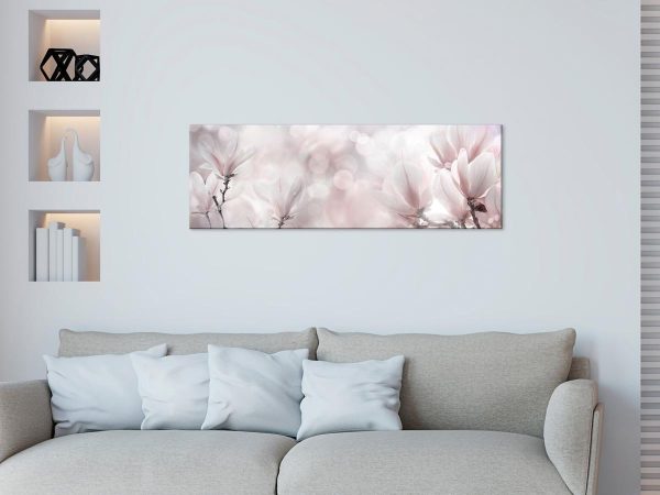 Canvas Print - Misty Flowers (1 Part) Narrow