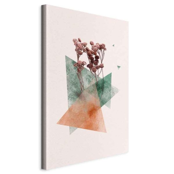 Canvas Print - Modernist Flower (1 Part) Vertical