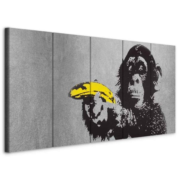 Canvas Print - Monkey and Banana