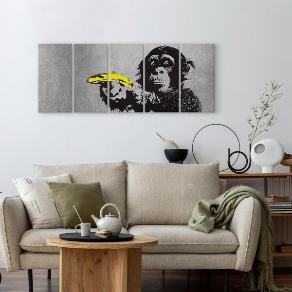 Canvas Print - Monkey and Banana