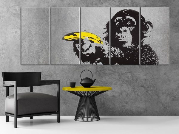 Canvas Print - Monkey and Banana
