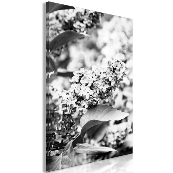 Canvas Print - Monochrome Lilac (1 Part) Vertical
