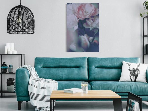 Canvas Print - Morning Roses (1 Part) Vertical - Image 2