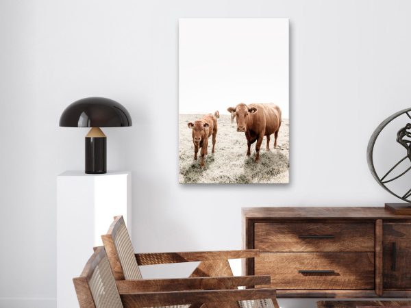 Canvas Print - Mother and Calf (1 Part) Vertical - Image 2
